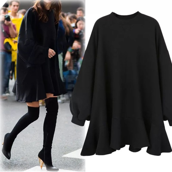 💙Peyton Sweatshirt Dress - Picture 4 of 8